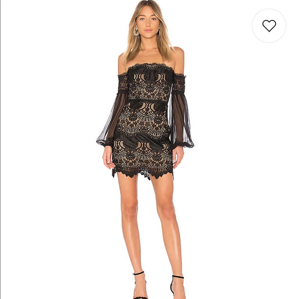 Annika dress in black X by NBD